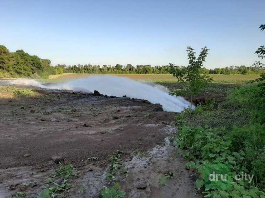 Снова порыв на магистральном водоводе