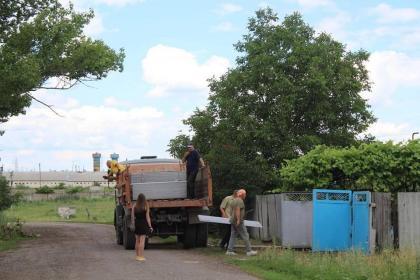 Ликвидация последствий авиаударов в Дружковке