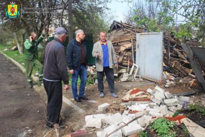 Второй день в Дружковке продолжаются восстановительные работы