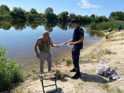 Инспекторы провели профилактический рейд в местах отдыха