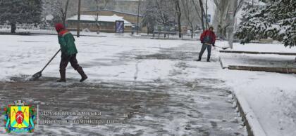 У Дружківській випав перший сніг