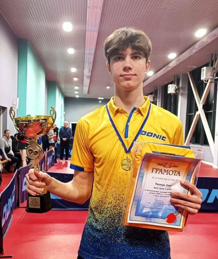 Дружковчанин стал чемпионом Украины по настольному теннису