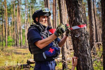 Піротехніки Донеччини знищили протитанкову міну ПТМ-4