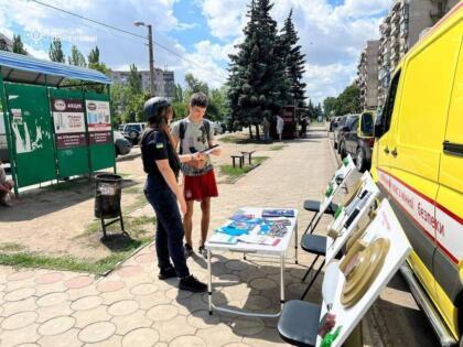 Мобільний клас у Дружківці: вчимося розпізнавати міни