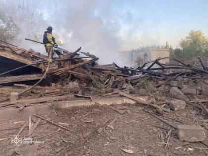 Рятувальники ліквідували пожежу, яка виникла внаслідок ворожого обстрілу