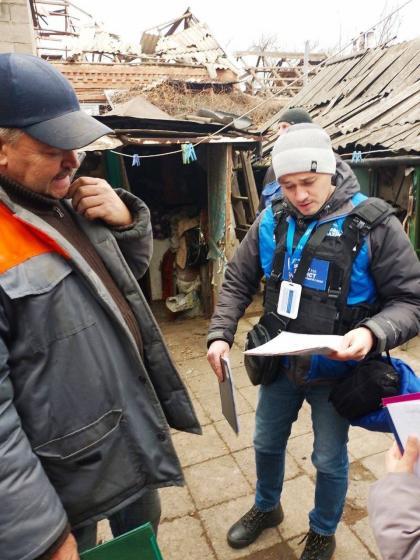 Допомога постраждалим від останнього ракетного обстрілу