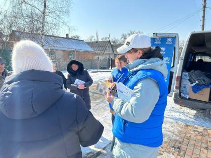 Мешканцям Олексієво-Дружківки передано гуманітарну допомогу