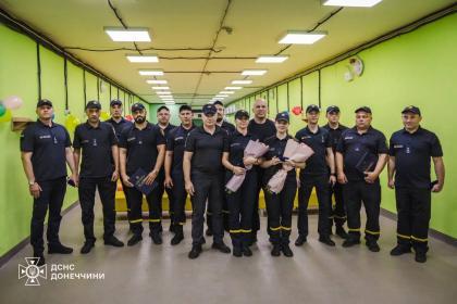13 рятувальників Донеччини отримали відзнаки ОВА