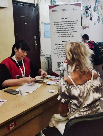 Пакунки для внутрішньо переміщених людей