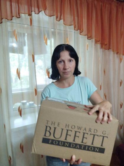 124 пакунки для мешканців які вимушено виїхали до безпечніших областей