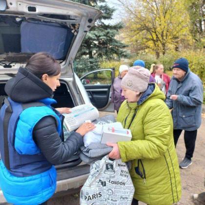 Допомога для мешканців Дружківки від гуманітарної місії «Проліска»