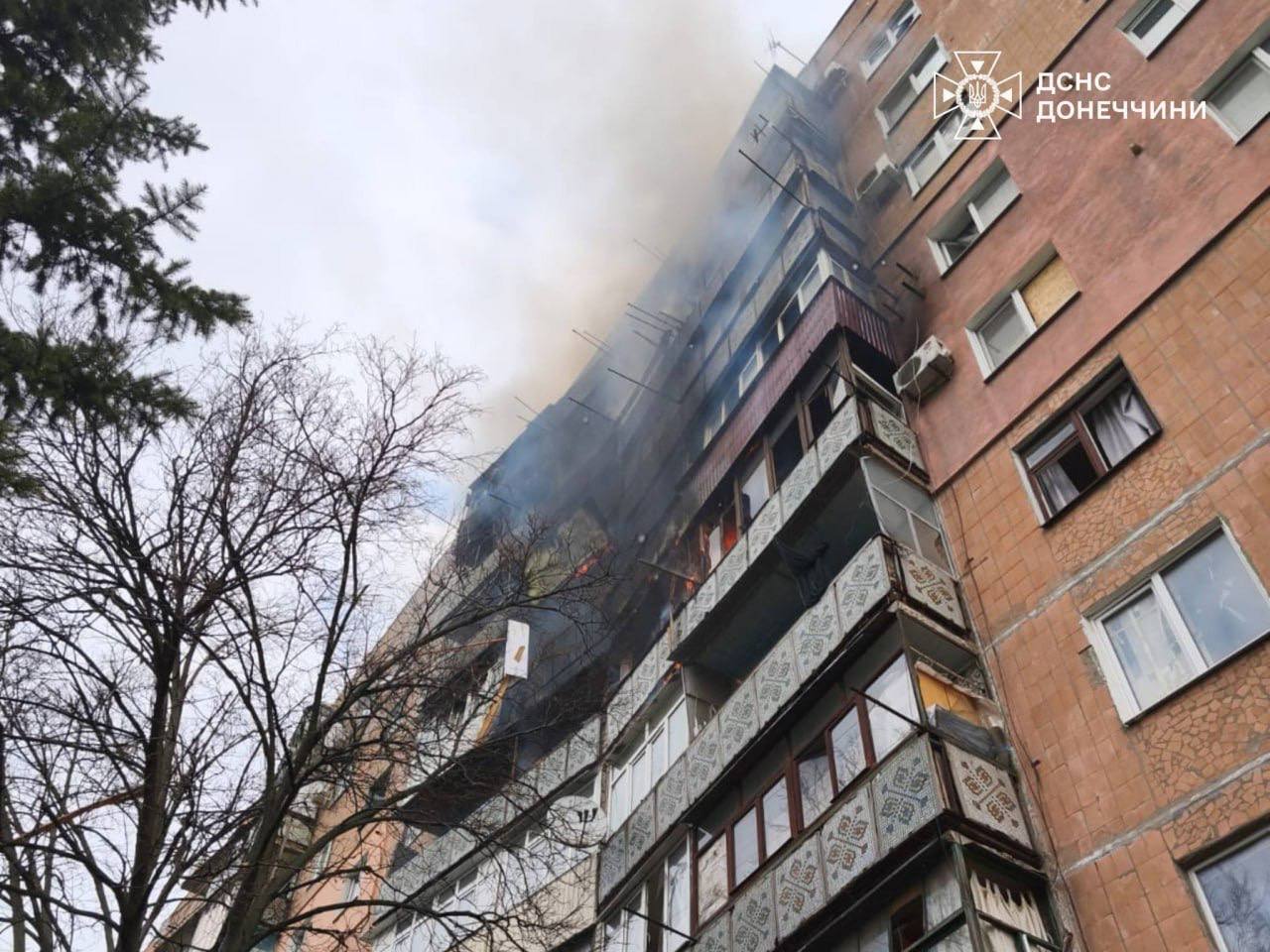 Emergency workers eliminated the consequences of the shelling