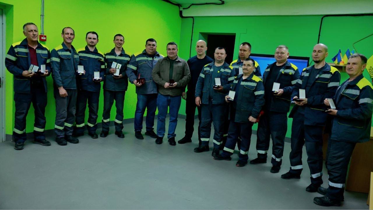 Енергетикам Донеччини вручили нагрудні знаки